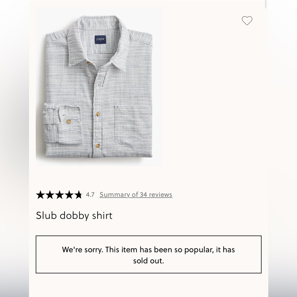NWT J Crew Slub Dobby Striped Button Up Shirt Size XS Long Sleeve White Blue - Picture 2 of 8